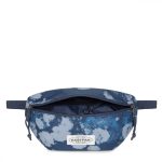 EASTPAK BUMBAG LARGE WASHED PRINT BLUE