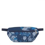EASTPAK BUMBAG LARGE WASHED PRINT BLUE